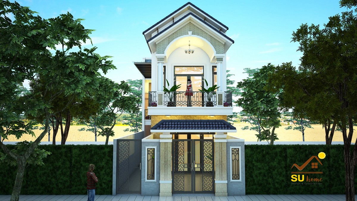 Thi công nhà mái thái  đà nẵng